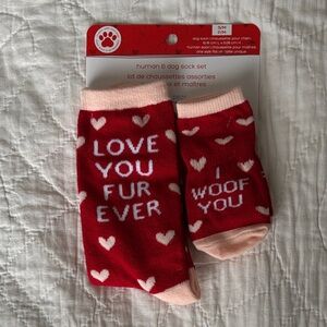 FREE**** Dog and Human Sock Set